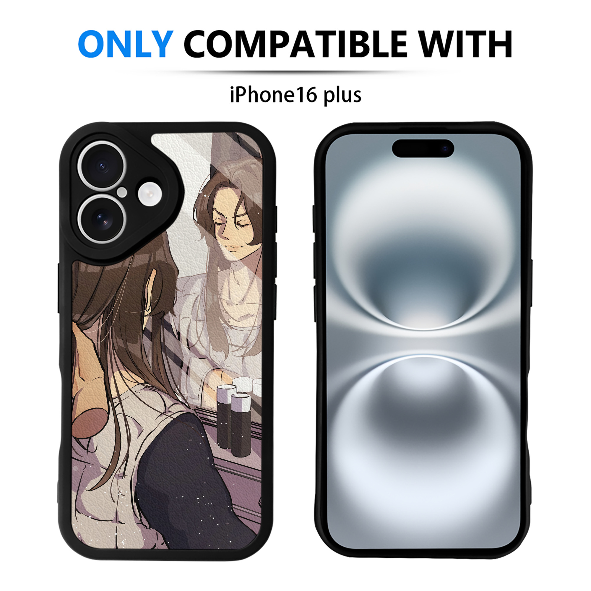 （画像用） ジョジョの奇妙な冒険 JoJo's Bizarre Adventure 【iPhone 16シリーズ対応】シリコンスマホケース（レザー調） 材質：シリコン